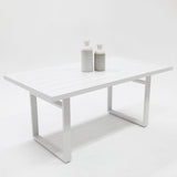 Dallas 150cm Lounge Dining Table - White