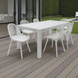 Dallas Persia 7pc Dining Setting - White