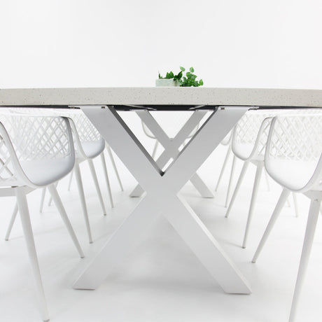 Drift Java 9pc Terrazzo Dining Setting