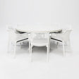 Drift Bailey Armchair Round 9pc Terrazzo Dining Setting