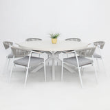 Drift Octavia Round 7pc Dining Setting