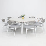 Drift Octavia Round 9pc Dining Setting