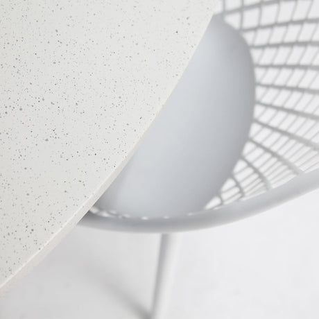 Drift Persia Round 9pc Terrazzo Dining Setting