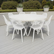 Drift Persia Round 9pc Terrazzo Dining Setting