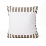 Drift Away Floating Beanbag - Taupe and White Stripe