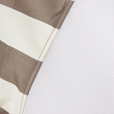 Drift Away Floating Beanbag - Grey and White Stripe