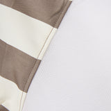 Drift Away Floating Beanbag - Charcoal and White Stripe