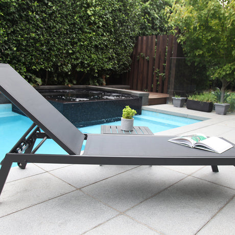 Eaglemont 2pc Sunlounge Setting - Gunmetal