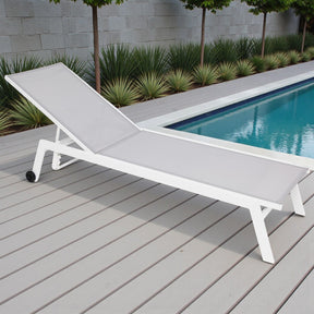 Eaglemont Sunlounge - White