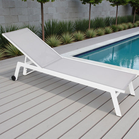 Eaglemont Sunlounge - White