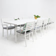 Eclipse Mayfair 11pc Extension Dining Setting - White