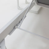 Elba 2pc Sunlounge and Table Setting - White
