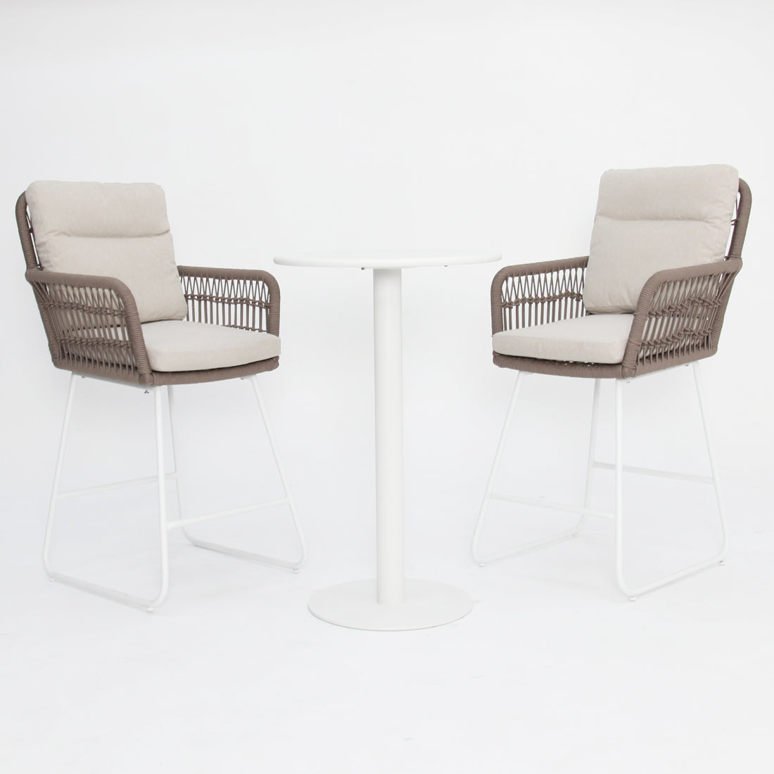 Kenty Eva 3pc Bar Setting - White