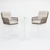 Kenty Eva 3pc Bar Setting - White