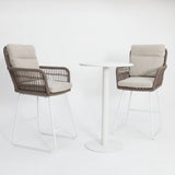 Kenty Eva 3pc Bar Setting - White