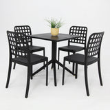 Frankie 5pc Dining Setting - Black