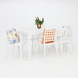 Frankie Azura 7pc Dining Set with Armchairs - White