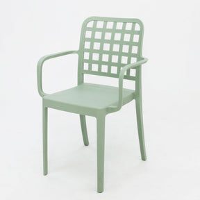 Frankie Resin Dining Armchair - Green