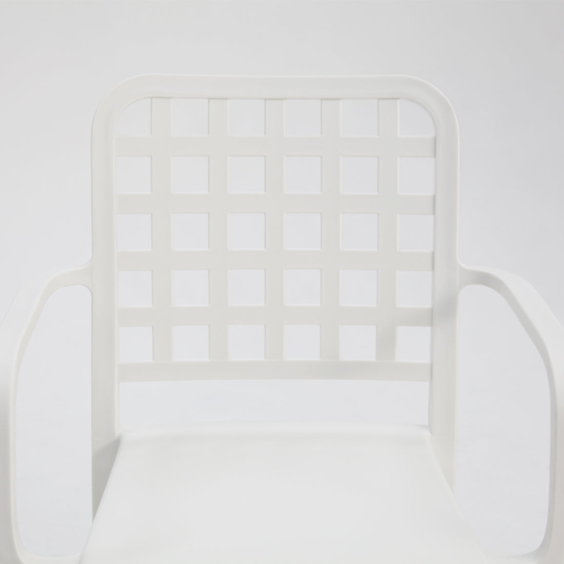Frankie Resin Dining Armchair - White