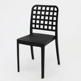 Frankie Resin Dining Chair - Black
