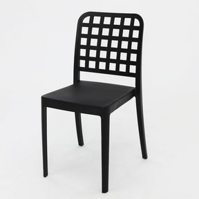 Frankie Resin Dining Chair - Black