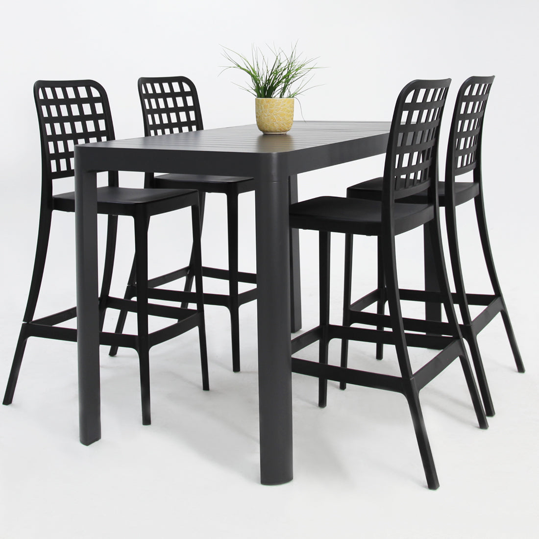 Frankie Armless Remix 5pc Bar Setting - Black
