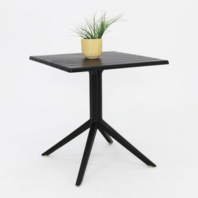 Frankie Resin Dining Table - Black