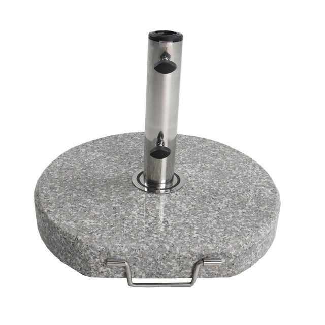 Umbrella Base 25kg Granite Round