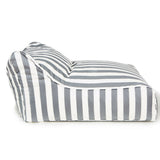 Drift Away Floating Beanbag - Grey and White Stripe