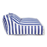 Hang Out Blue + White Stripe Outdoor Beanbag