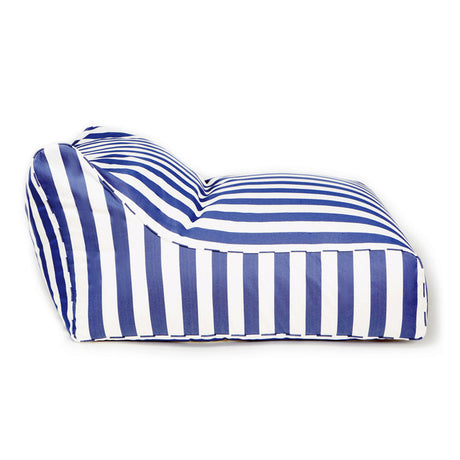 Drift Away Floating Beanbag - Navy and White Stripe