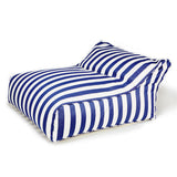 Hang Out Blue + White Stripe Outdoor Beanbag