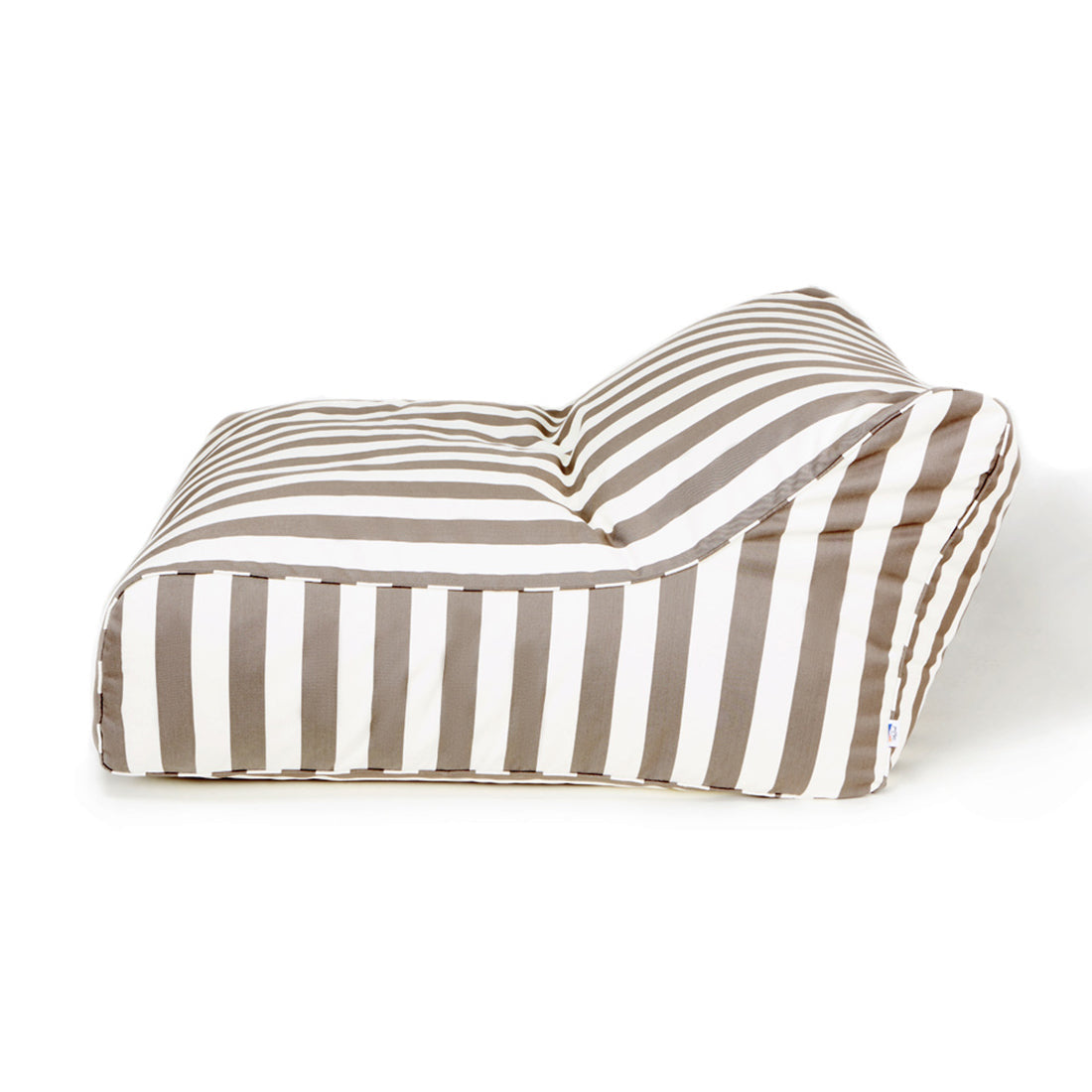 Drift Away Floating Beanbag - Taupe and White Stripe
