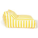 Hang Out Yellow + White Stripe Outdoor Beanbag