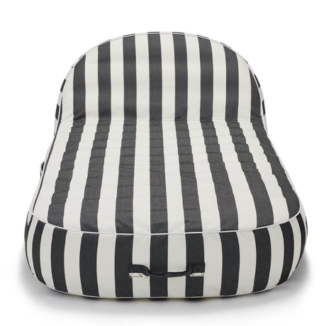 Sierra Day Bed - Charcoal and White Stripe