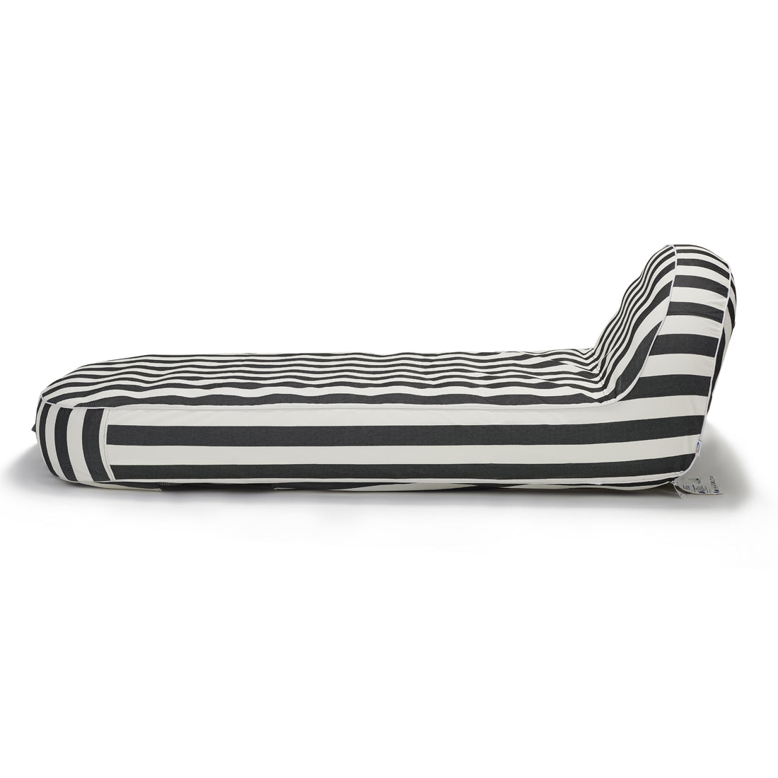 Sierra Day Bed - Charcoal and White Stripe