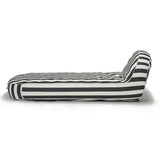 Sierra Day Bed - Charcoal and White Stripe