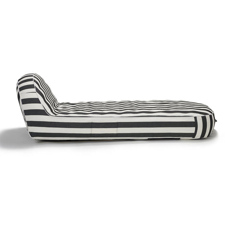 Sierra Day Bed - Charcoal and White Stripe