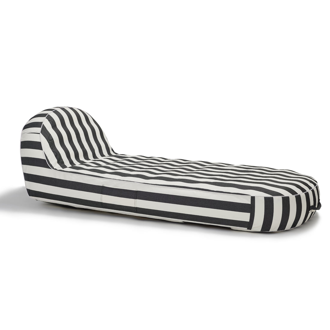 Sierra Day Bed - Charcoal and White Stripe