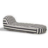 Sierra Day Bed - Charcoal and White Stripe