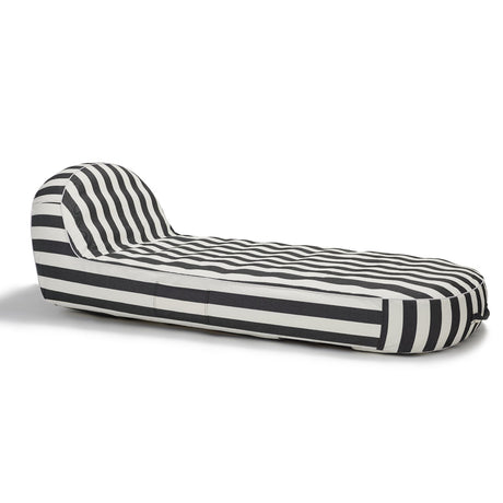 Sierra Day Bed - Charcoal and White Stripe