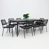 Java Bahamas 9pc Dining Setting - Black