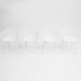Java Dining Chair 4pc - White