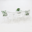 Java Fantail 7pc Dining Set - White