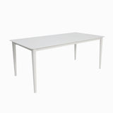 Java 170cm Dining Table - White
