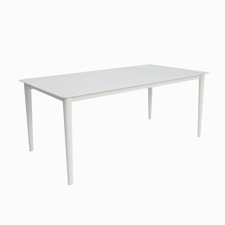 Java 170cm Dining Table - White
