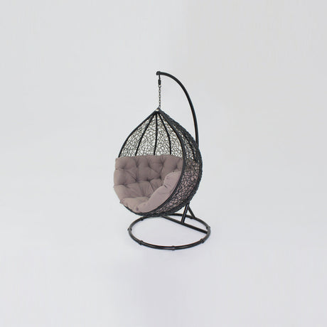 Kakadu Pod Chair - Black/Mushroom