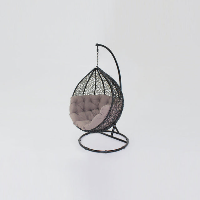 Kakadu Pod Chair - Black/Mushroom