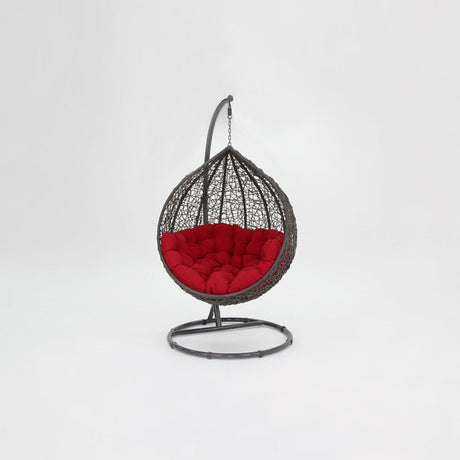 Kakadu Pod Chair - Grey/Red