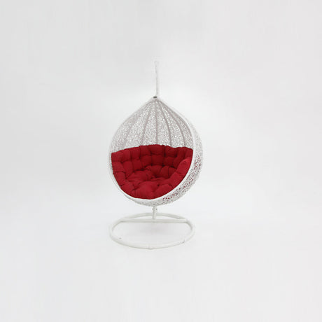 Kakadu Pod Chair - White/Red